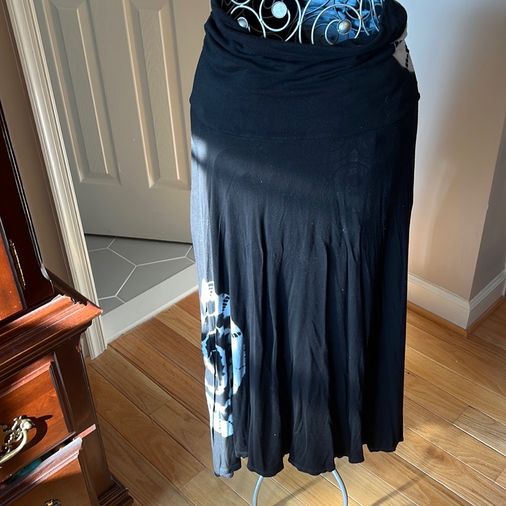 Versatile skirt or strapless dress tie dye